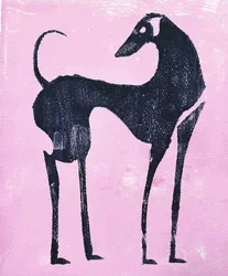 Abstract: Roze windhond
