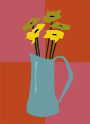 Bloemen in een vaas