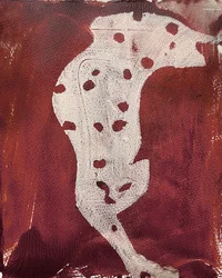 Gevlekt abstract dier