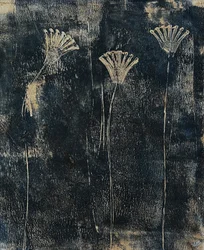 Blauwgroene bloemen