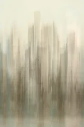 Abstracte stadsskyline
