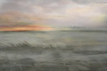 Mistige oceaangloed