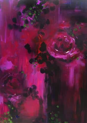 Stemmige roze bloemen