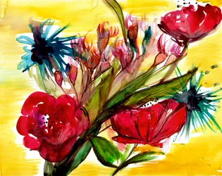 Levendig bloemenboeket