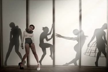 Danseres tussen schaduwen
