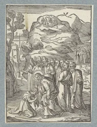 Christus geneest een melaatse
