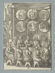 Christus verschijnt voor de laatste keer aan de apostelen