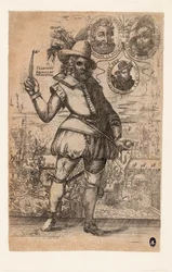 François Ravaillac 1578-1610, de moordenaar van koning Hendrik IV van Frankrijk
