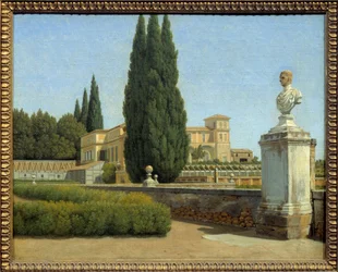 In de tuinen van Villa Albani