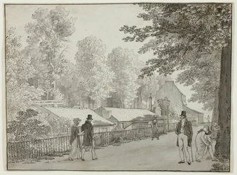 Relais, Avenue des Champs-Élysées, Parijs (recto); Scène uit het leven van Odysseus (verso)