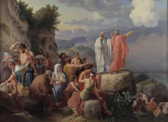 De Israëlieten rusten na de oversteek van de Rode Zee, 1816