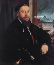 Portret van Matthäus Schwarz