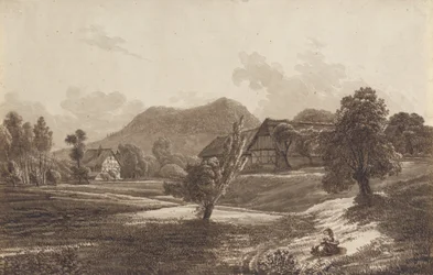 Lusatiaans Landschap met de Landeskrone Berg