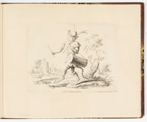 Le Tambourin (De Tamboerijn), Singeries of Verschillende Acties van het Menselijk Leven Vertegenwoordigd door Apen