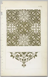De kunst van decoratief ontwerp: met een bijlage, waarin de uren van de dag worden gegeven waarop bloemen opengaan, uitgegeven door Day & Son, Londen, 1862