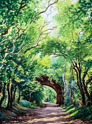 Sudbury brug en bomen