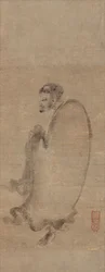 Shakyamuni daalt de berg af, 15e eeuw