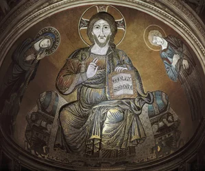 Christus in Majesteit. Mozaïek