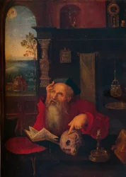 Sint Hiëronymus in zijn studeerkamer, ca. 1530, 1920