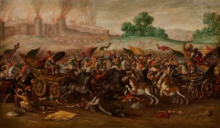 De Verbranding van Jeruzalem door het Leger van Nebukadnezar