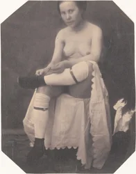 [Vrouwelijk naakt], ca. 1855