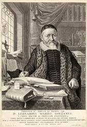 D. Leonardus Marius Goezanus, pub. 1654 gravure