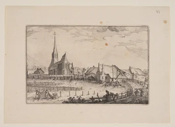 Het dorp Zandvoort, van vergezichten in de omgeving van Haarlem (Plaisante Plaetsen)