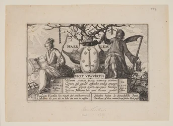 Titel, van Gezicht in de omgeving van Haarlem (Plaisante Plaetsen)