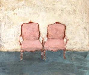Elegante roze stoelen