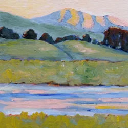 De vredige River Mountains