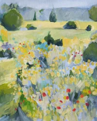 Rustige zomertuin