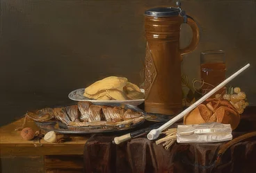 Stilleven met kleipijp