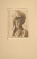 [Portret van een vrouw in kostuum].