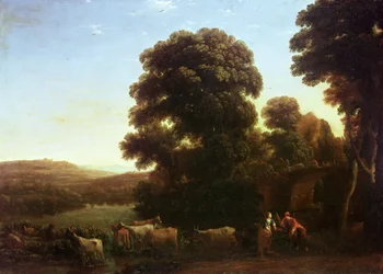 Een pastorale landschap