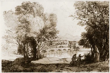 Een Italiaans landschap, 1913