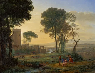 Landschap met de Vlucht naar Egypte