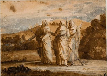 Studie voor Pelgrims in Emmaus
