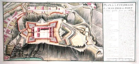 Citadel van Saint-Jean de Port in 1689, uit Traité de Fortifications
