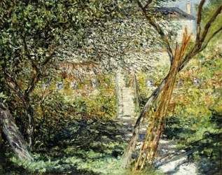Een tuin in Vétheuil, 1881