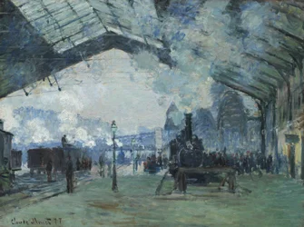 Aankomst van de Normandië Trein, Gare Saint-Lazare