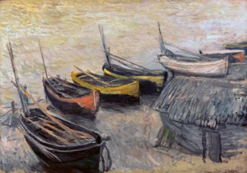 Boten op het strand