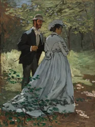 Bazille en Camille Studie voor Déjeuner sur l
