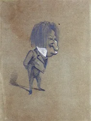 Karikatuur van Jules Husson (1821-89) 