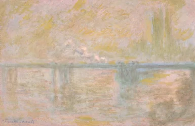 Charing-Cross Brug in Londen, c. 1902