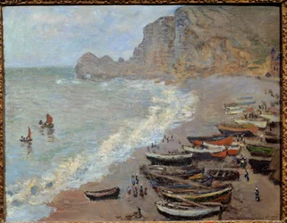 Etretat: het strand en de Porte d