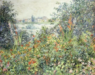 Bloemen in Vetheuil, 1881