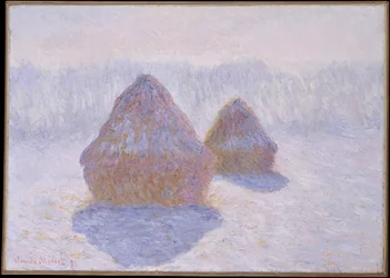 Hooibergen (effect van sneeuw en zon)