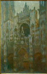 De kathedraal van Rouen, het portaal
