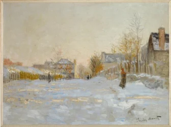 De sneeuw in Argenteuil