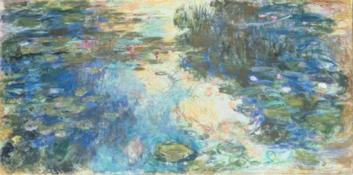 De vijver met waterlelies